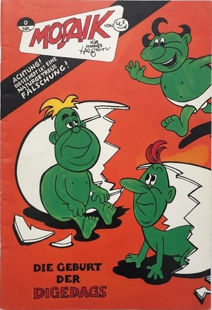 Die Geburt der Digedags, Urheft Vorderseite