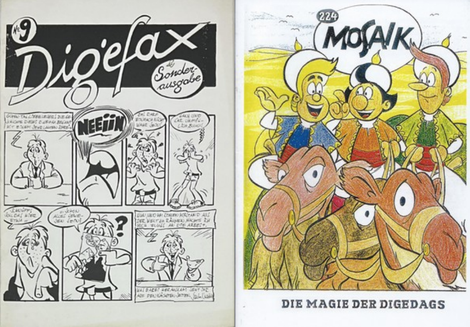 Die Magie der Digedags, Vorderseite